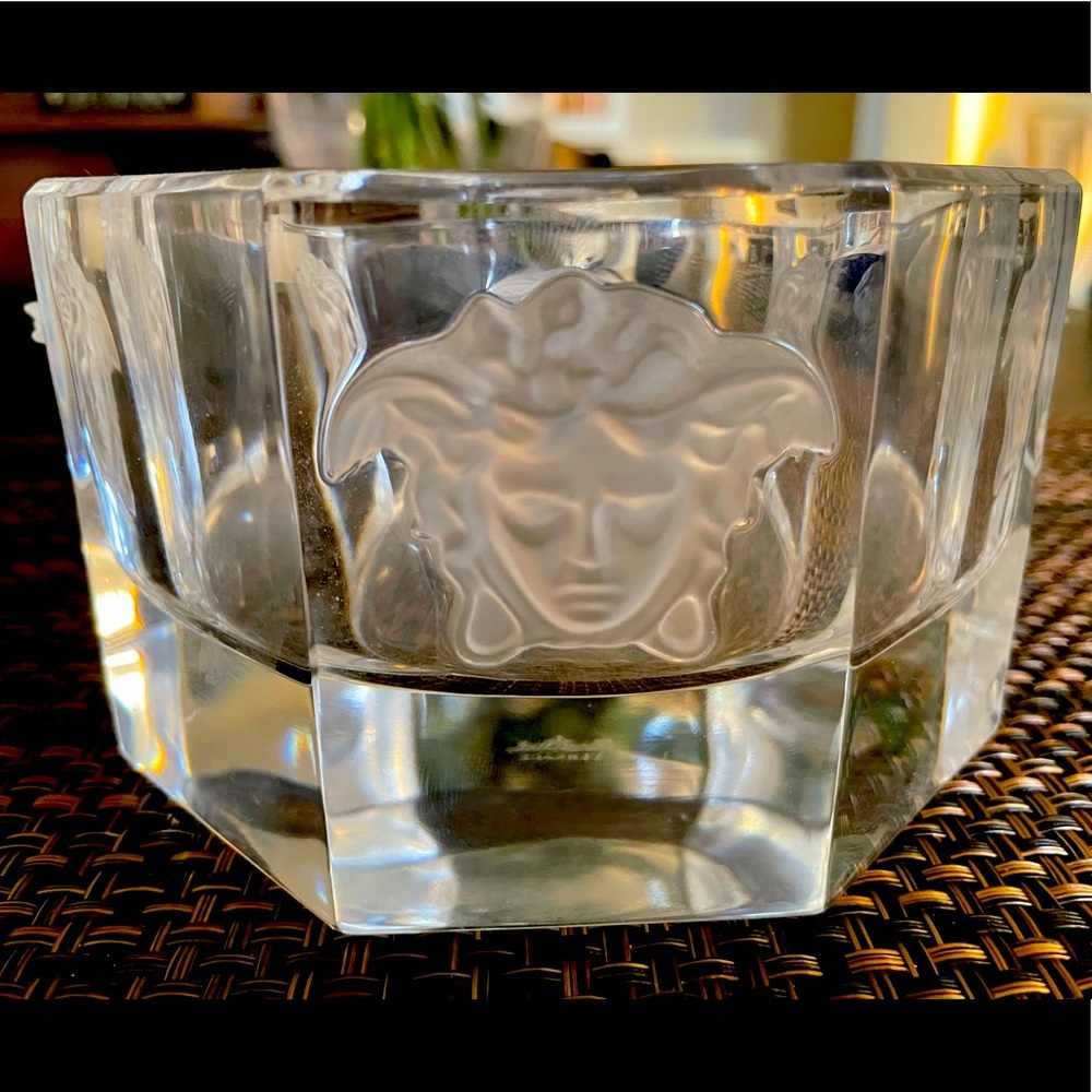 Medusa Lumiere Crystal Bottle Coaster